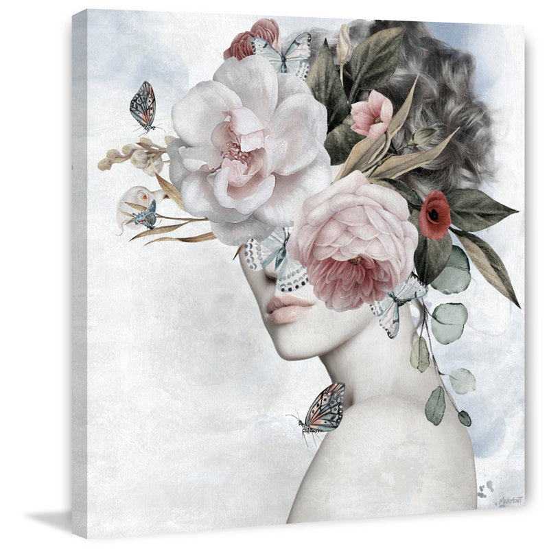 Free As A Butterfly - Wrapped Canvas Painting, 45cm H x 45cm W x 3.81cm D