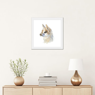 «Side Portrait Llama» par Lanie Loreth - reproduction d'art
