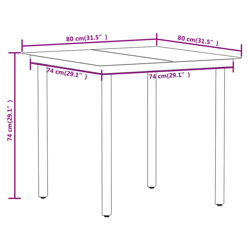 Ensemble de salle à manger 31,5 po Barnell, 4