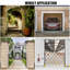 154.94cm H x 10.16cm W Steel Gate