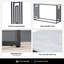 Adonus Wood Top Console Table for Living Room Furniture, Metal Hallway Table-255896863-255896856