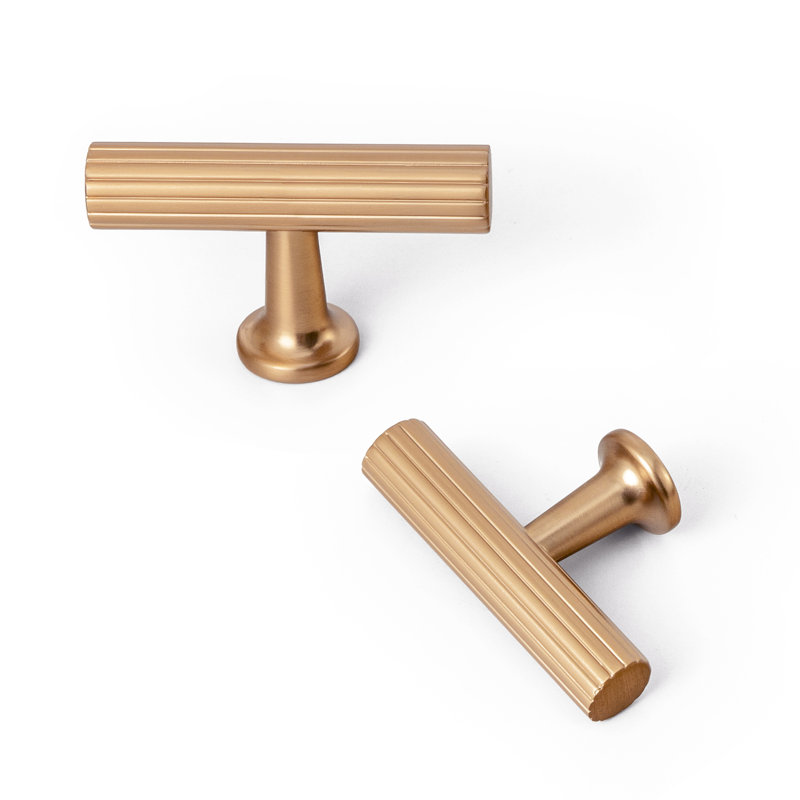 Ensemble de poignées de barre 2,16 po, Bronze champagne