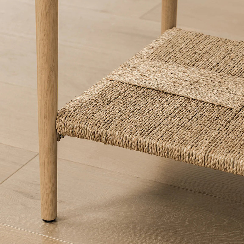  Liam 47.2 Console Table, Natural Wood
