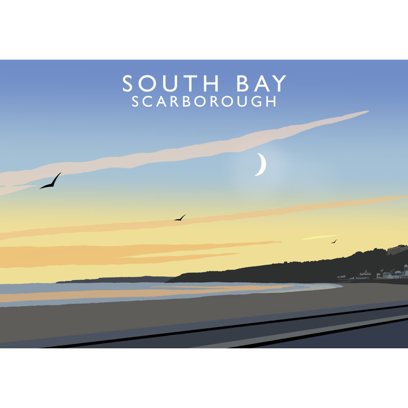 South Bay Scarborough 1 Piece Wall Art, 40 cm H x 50 cm W x 1 cm D, No Frame