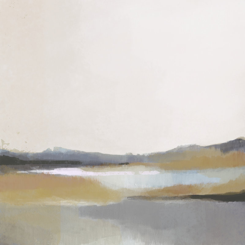 Grey Dunes II by Alison Jerry - Wrapped Canvas Painting, 30cm H x 30cm W x 3.8cm D