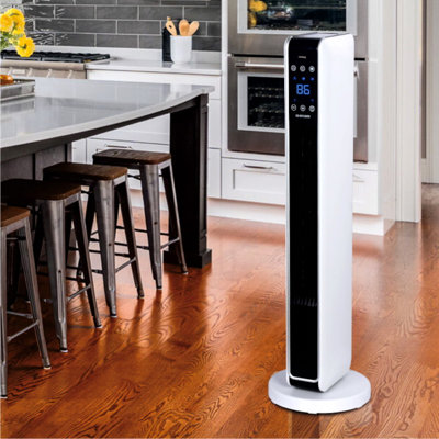 29" Oscil Tower Heater w/ Digi Temp Readout & Setting, Remote