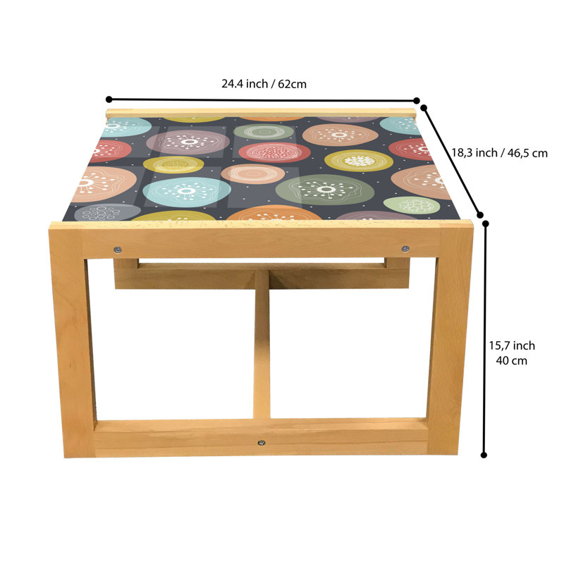 Jakiah Sled Coffee Table, 62cm H x 46cm W x 40cm D
