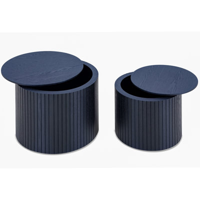 Round Coffee Table with Manufactured Wood Table Top
