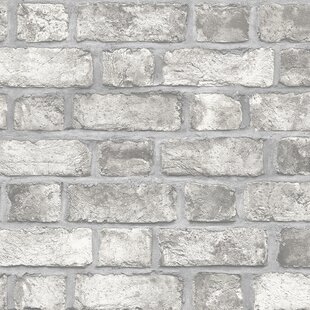 Josefien Farmhouse Brick 33' x 20.5" Wallpaper Roll