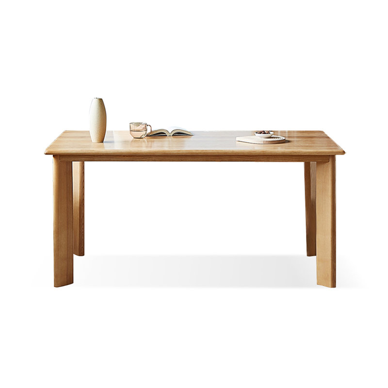 Table de salle à manger Burlywood, H 29,13 po x L 55,12 po x l 31,5 po