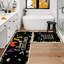 Ensemble de 2 tapis de cuisine et tapis de cuisine d'Halloween pour le plancher - Décorations d'Halloween pour la maison 17 po x 27 po + 17 po x 47 po