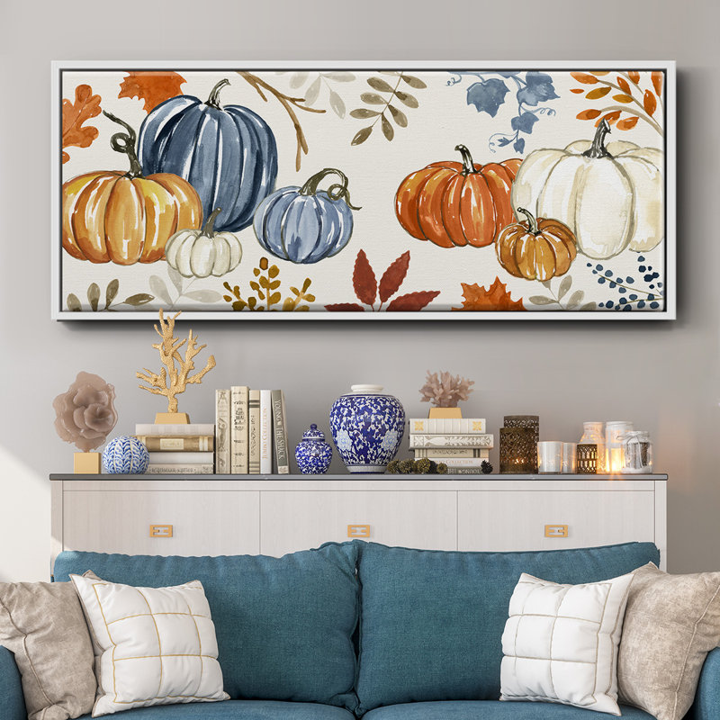 Harvest Time II- Framed Canvas, 24" H x 60" W