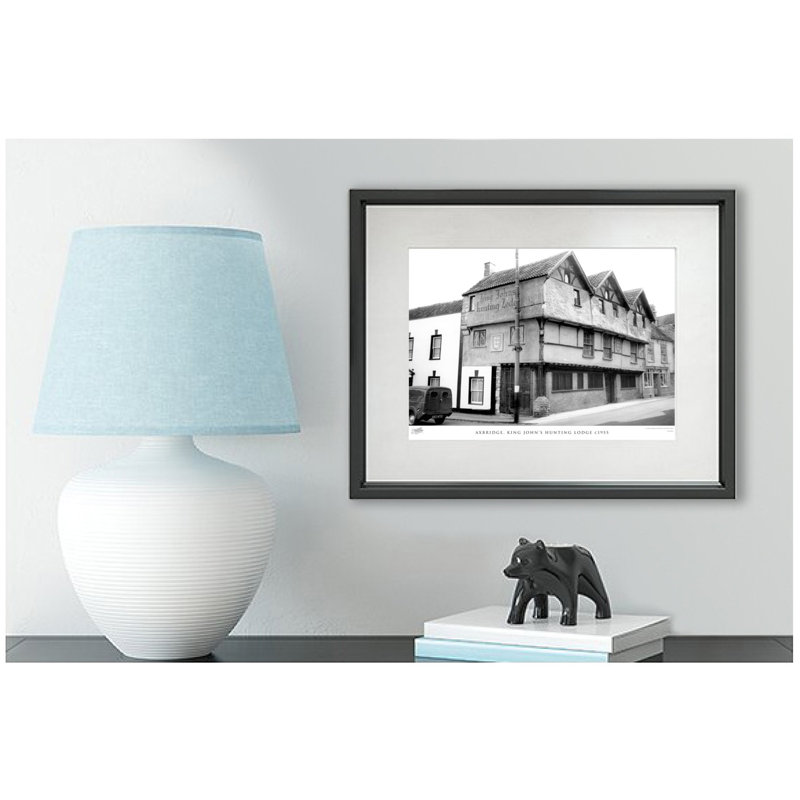 Axbridge, King John's Hunting Lodge C1955 - Single Picture Frame Print, 28cm H x 36cm W x 2.3cm D