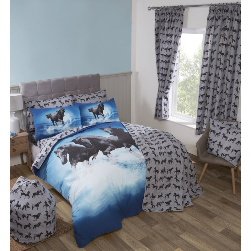 WILD SPIRIT Aguiluz Duvet Cover Set, King Duvet Cover + 2 Standard Pillowcases