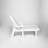 Oversized All-Weather Chaise Lounge Set With 5 Adjustable Positions, Wheels, And Cup Holders, Ideal For Outdoor Relaxation-1040631149