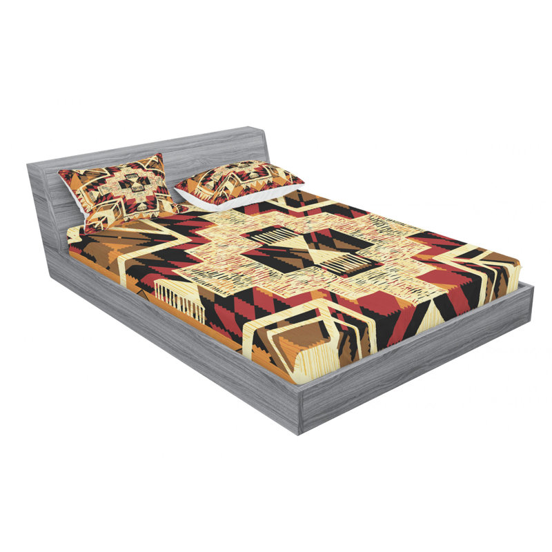 Microfiber Sheet Set, Queen Sheet Set with Fitted Sheet