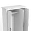 Limestone 3 Door Manufactured Wood Wardrobe-321742543