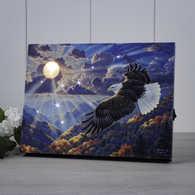 Colten - Freedom 8x6 Lighted Tabletop Canvas