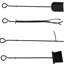Support à bois de chauffage avec outils d'assemblage simplifiés - 2, noir, intérieur extérieur 2 et finition noire, utilisation