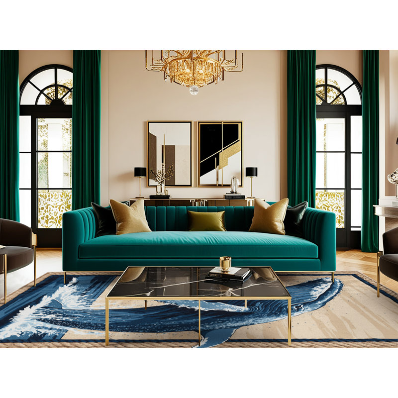  Tapis bord de mer lavable, Tapis de couloir 2 pi x 5 pi