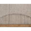 Tapis brun castor 8 pi x 8 pi, motif moderne panaché noué à la main, laine naturelle non tissée, tissage plat empilé, ton sur ton, texturé, rond, tapis oriental