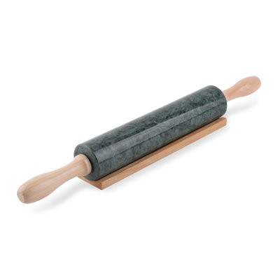 Marble Rolling Pin Set,Indian Green