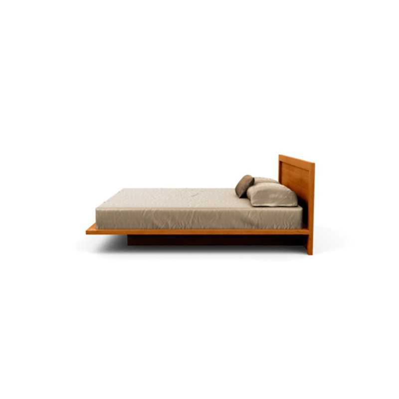 Moduluxe Solid Wood Platform Bed, King, Autumn Cherry, 29" H