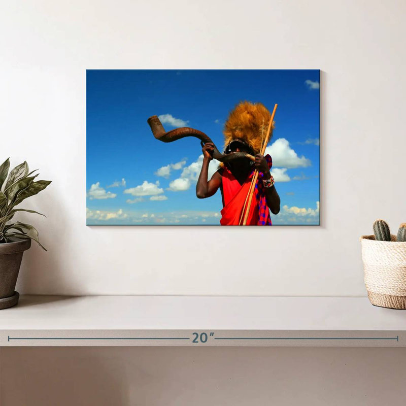 Leisha Maasai Warrior, H 8 po x l 12 po