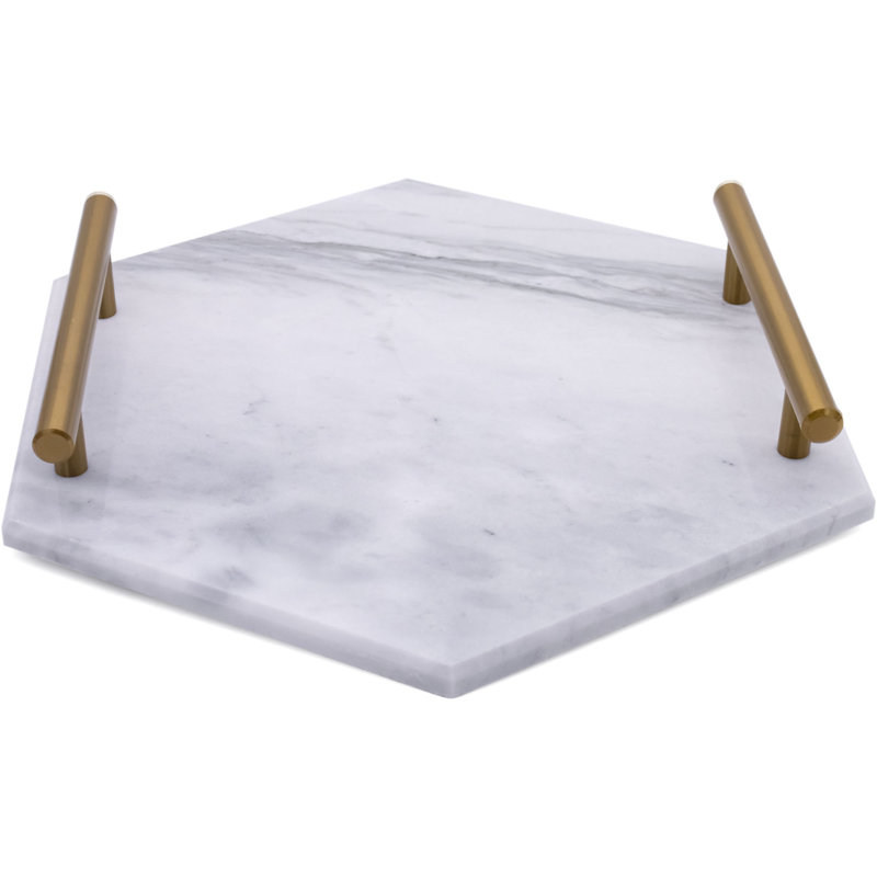 Marble Tray, White