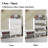 Shoe Cabinet with 3 Flip Drawers & Bench, Shoe Storage Cabinet for Entryway, Black-1739534252