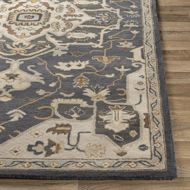 Buhler Wool Oriental Indoor Rug, Rectangle 2' x 3'