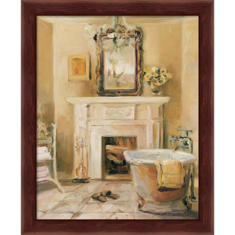 «French Bath» par Marilyn Hageman, art encadré (ensemble de 2)