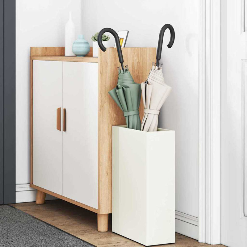 George Oliver Steel Storage Tub & Tote, White