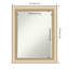Miroir d'appoint mural en plastique Jonnie-800047891-800047900
