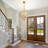 Bronze Geometric Metal Six-light Pendant Light