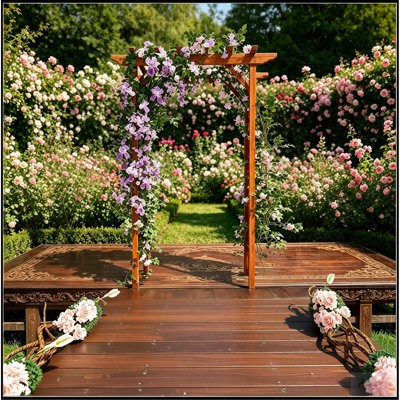 Garden Arbor Arch Trellis,Wooden Arbor Arch Trellis,Wedding Arch Trellis
