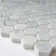 Carrara Hexagon 1" x 1" Marble Mosaic Tile in White