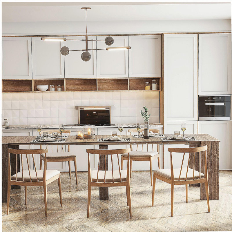 Multifunctional extendable console table