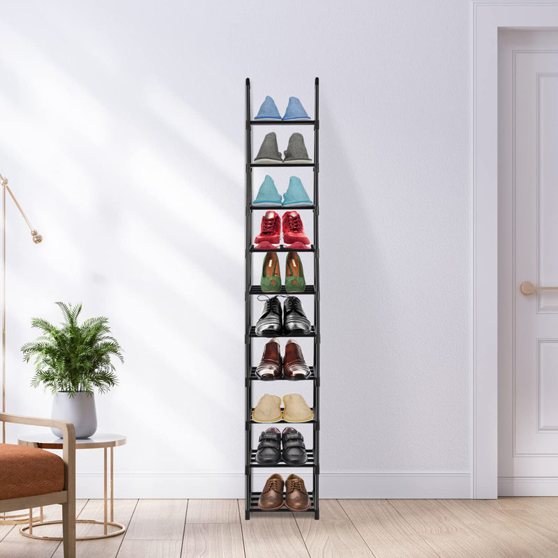 Ayleth 10 Pair Stackable Shoe Rack
