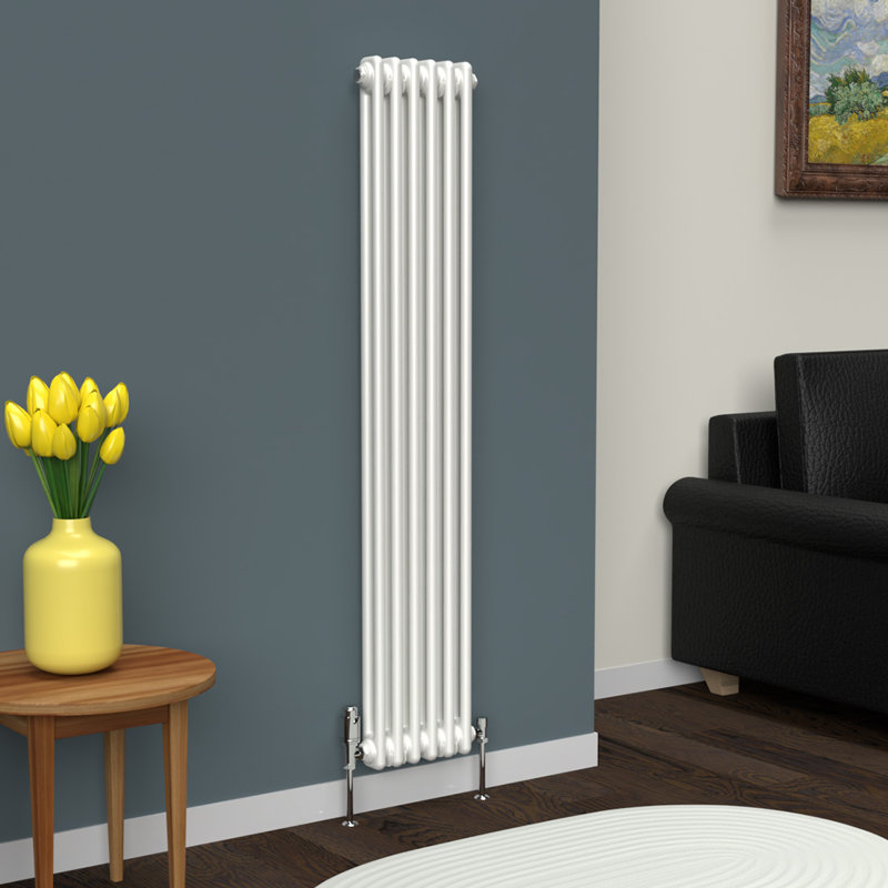 Standard Radiator, White, 59cm H x 11cm W x 3cm D