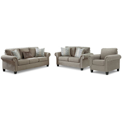Canapé, causeuse et fauteuil Dori