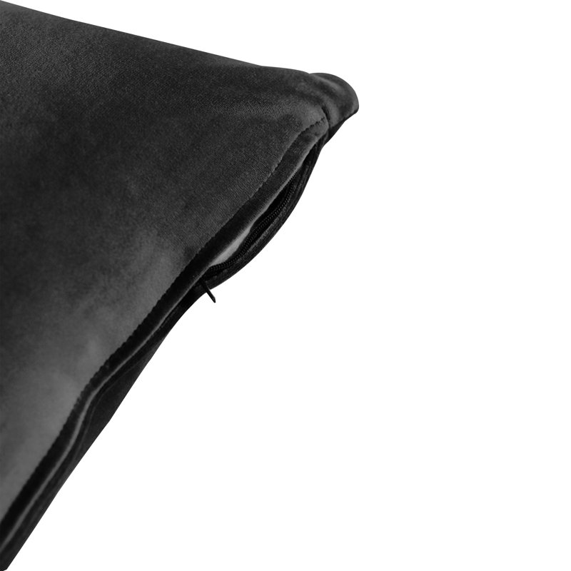 Davos Square Pillow Cover, Onyx