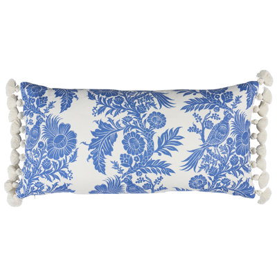 Raven Woods Linen Lumbar Pillow Cover & Insert