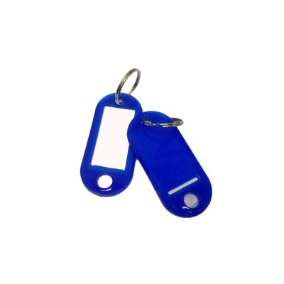FixtureDisplays 8.66'' W Blue Key Chain
