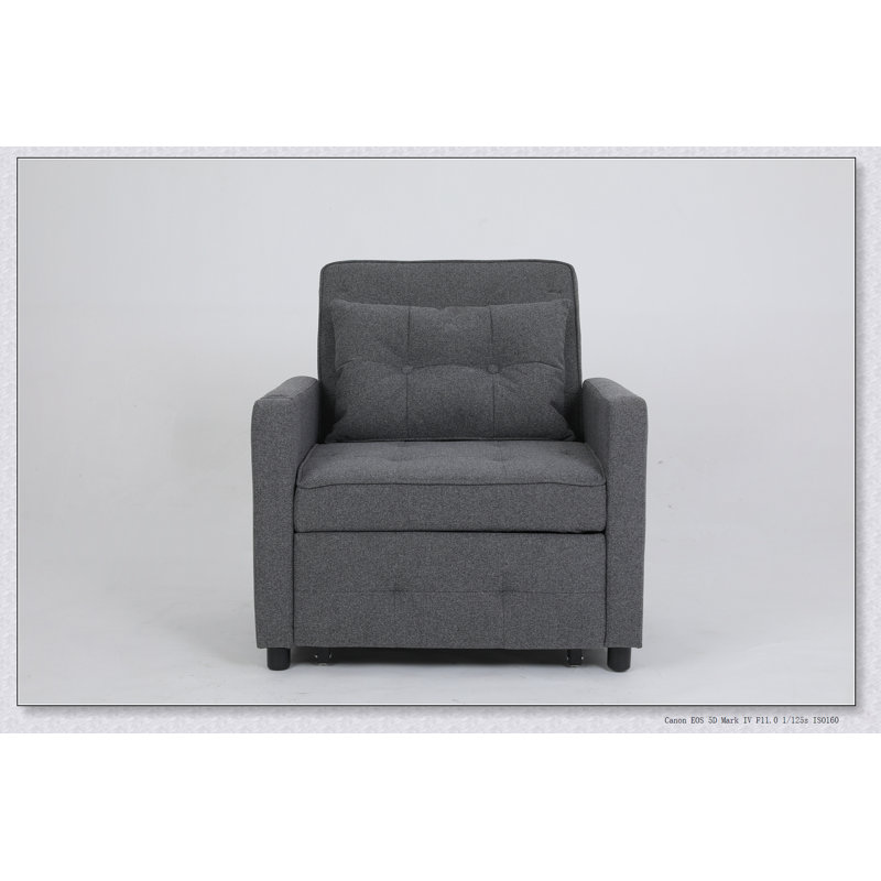 3-In-1 Convertible Sleeper Chair With Adjustable Backrest, USB Ports, And Side Pocket For Maximum Comfort And Convenience