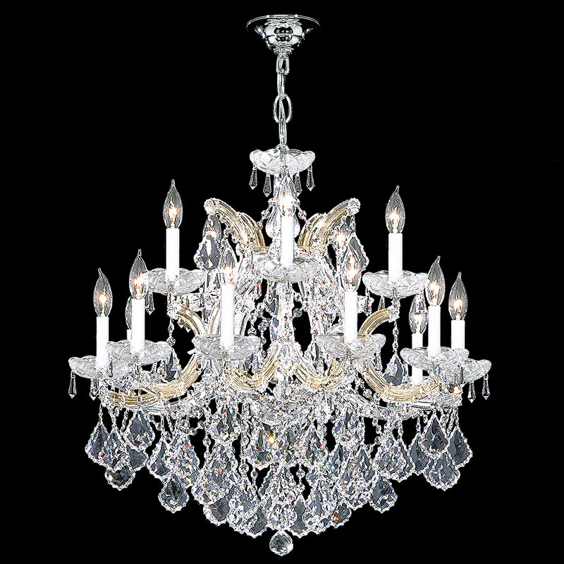 Maria Theresa Grand 16 - Light Chandelier, Gold, Clear, Swarovski Strass