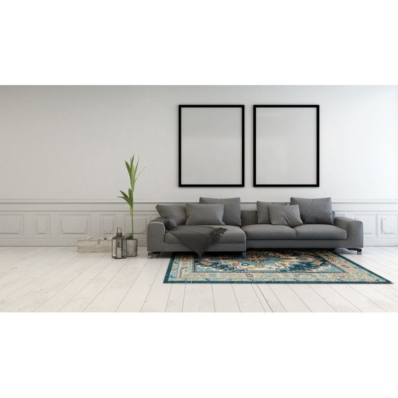 Lavertue Oriental Indoor Rug, Rectangle 7'10" x 10'10"