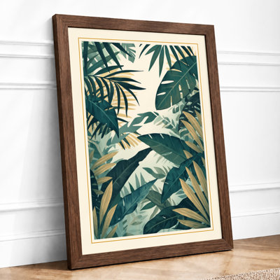 Layered Tropical Foliage Botanical - Print