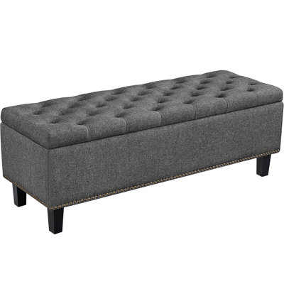 Banc de rangement rembourré Riella