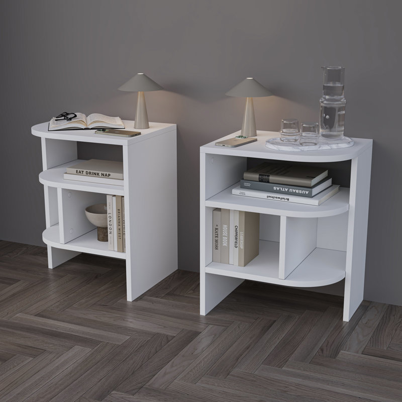 Sona Nightstand - Open Shelves ( Set Of 2 )